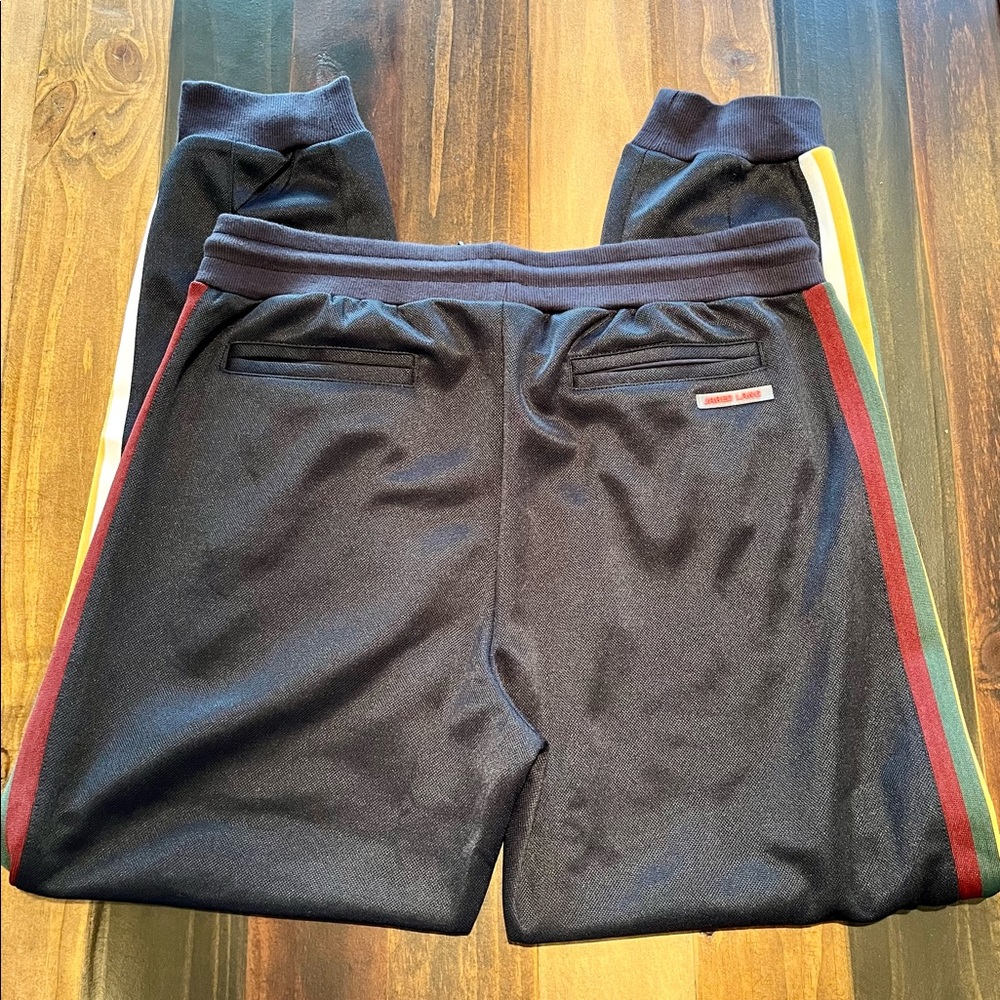 Jared Lang Joggers - Large blue w/side stripes!